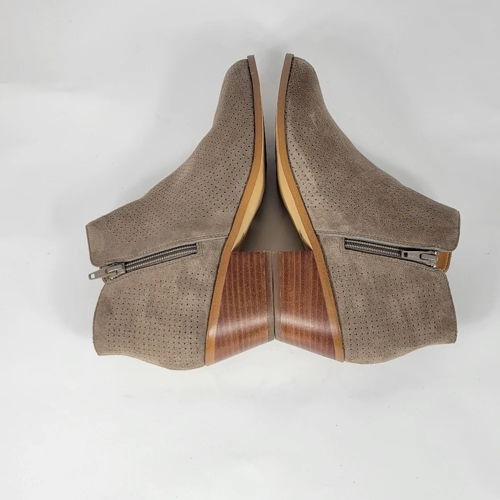 J. Crew Taupe Ankle Booties #806 Size 9.5